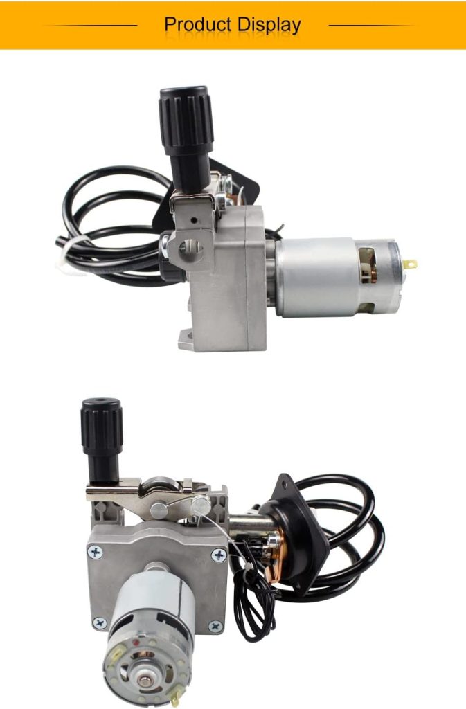 Accesorios para máquinas de soldadura DC12 V/24 V para montaje de alambre, motor de alimentación MIG, soldador, conector europeo MIG-160 (12 V)