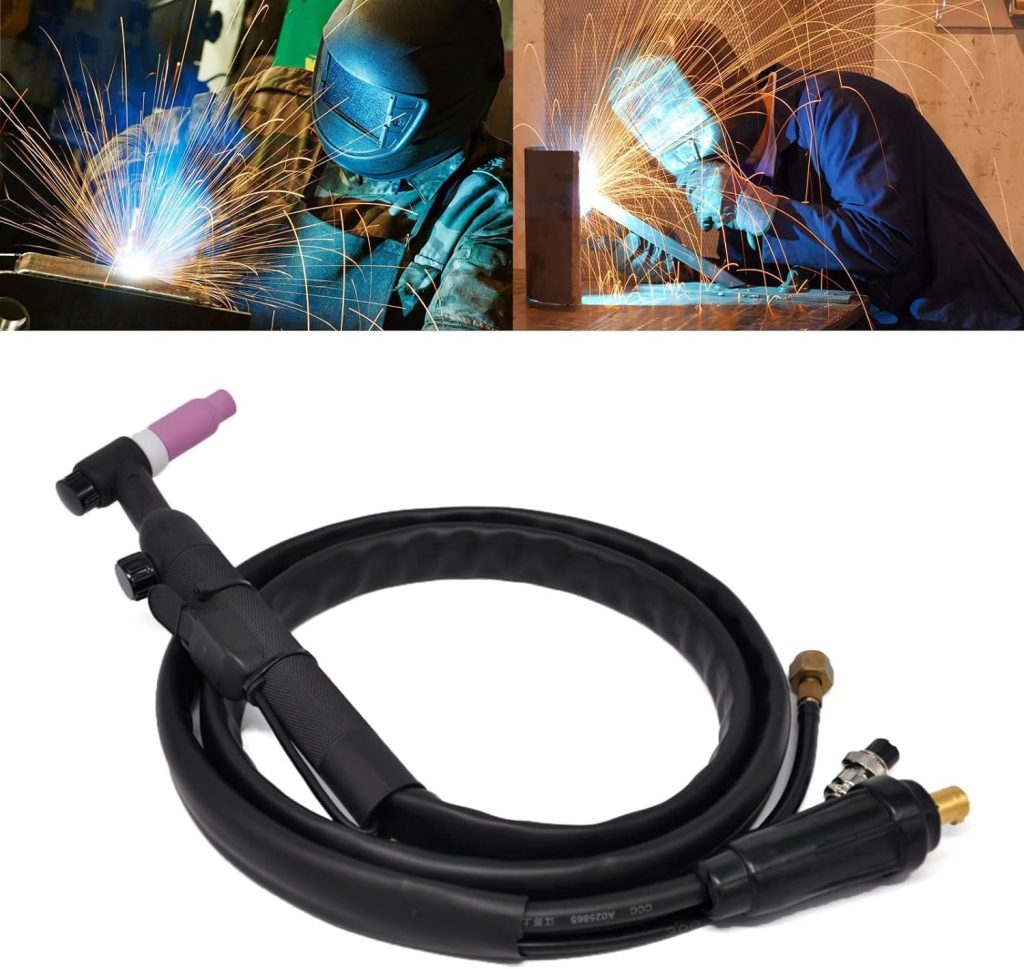 Antorcha de soldadura TIG mejorada WP-17V 13 pies refrigerada por aire para soldador MIG/soldador de palo, material de calidad, kit de antorcha Tig