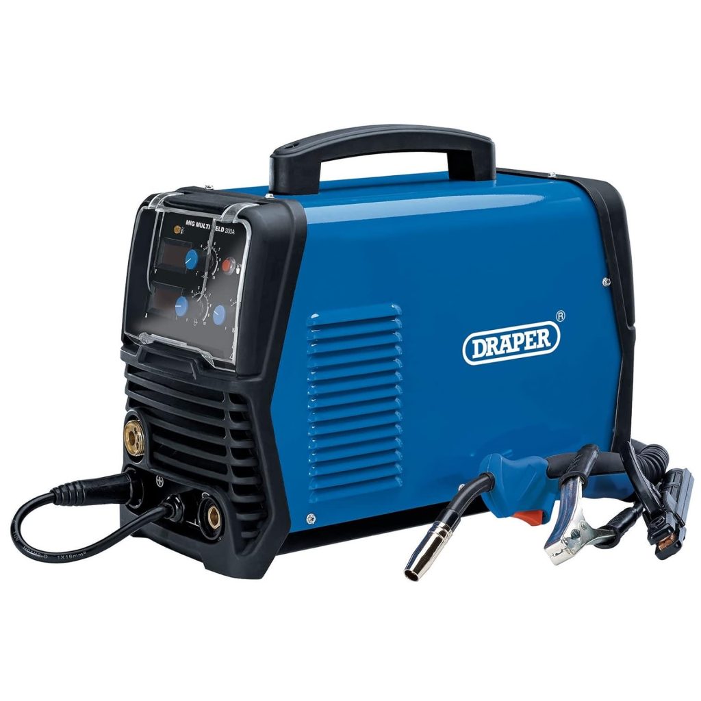 DRAPER 70046 Gas/Gasless MIG Inverter Multi-soldador, 200A