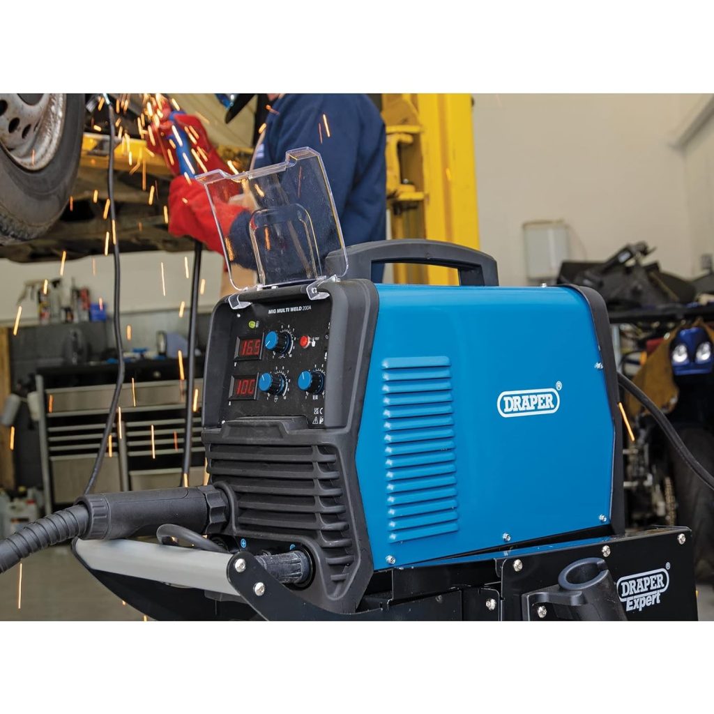 DRAPER 70046 Gas/Gasless MIG Inverter Multi-soldador, 200A