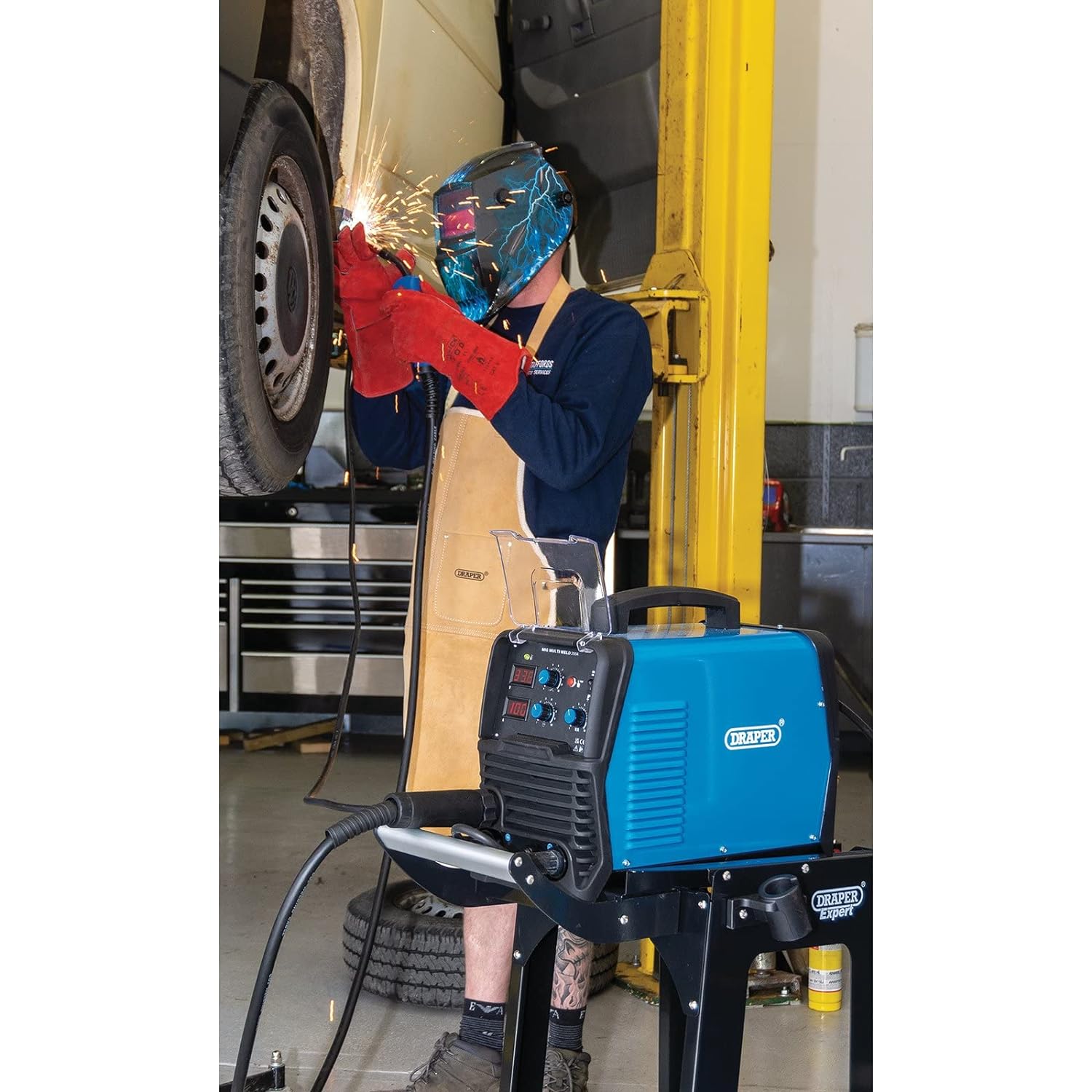 DRAPER 70046 Gas/Gasless MIG Inverter Multi-soldador, 200A: Revisión en profundidad