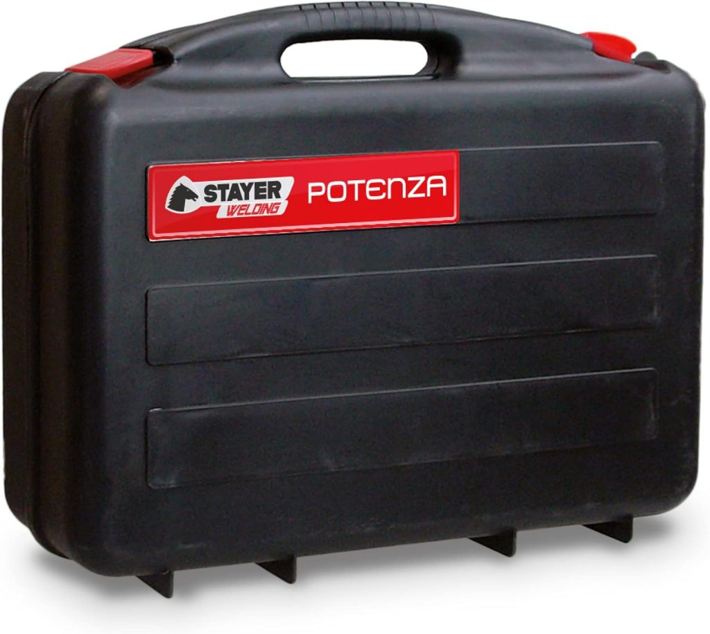 Equipo de soldadura Inverter Profesional MMA Electrodo POTENZA 200 K (incluye maletín)
