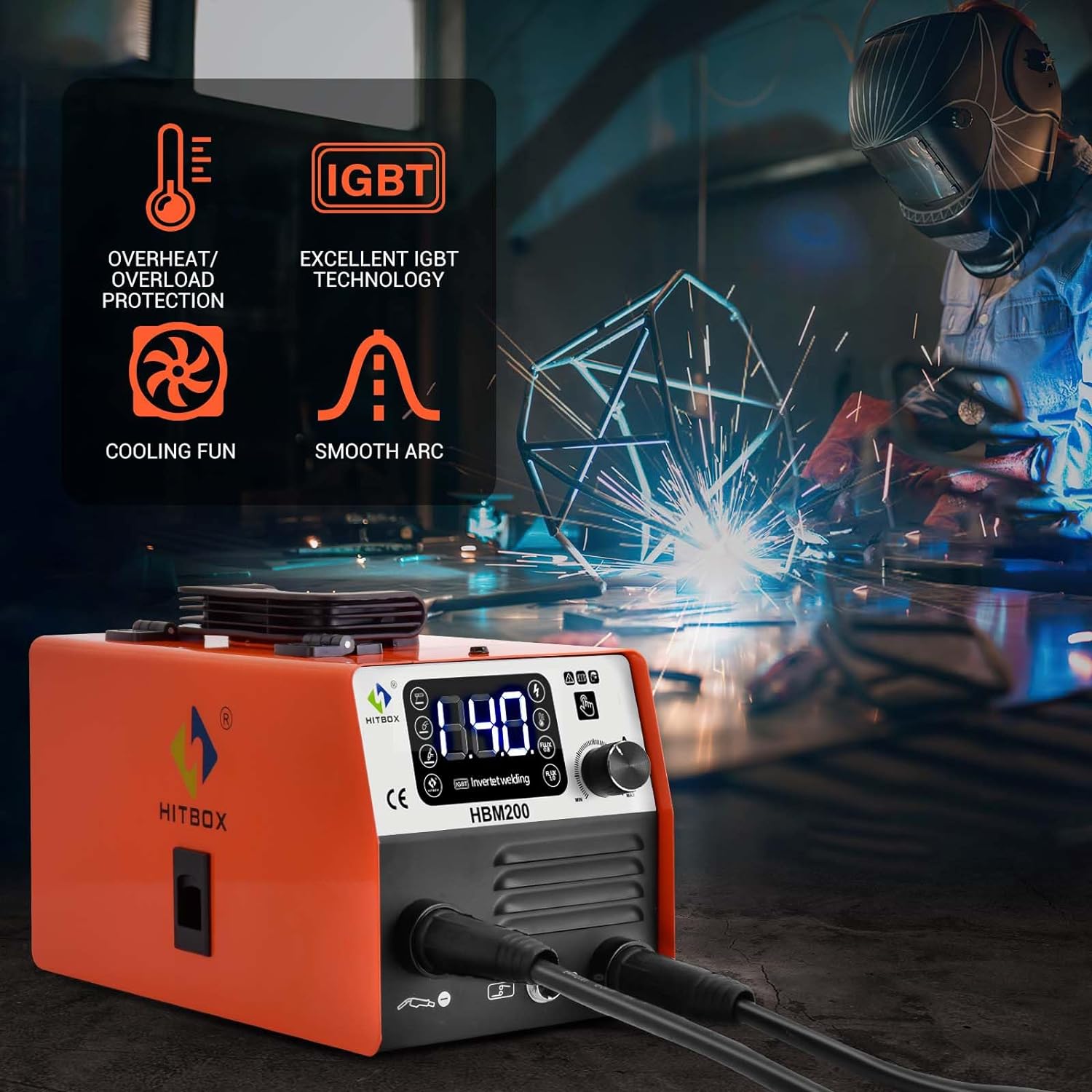 Reseña del HITBOX HBM200 Compacto 3 en 1 Soldador de Hilo Sin Gas Portátil