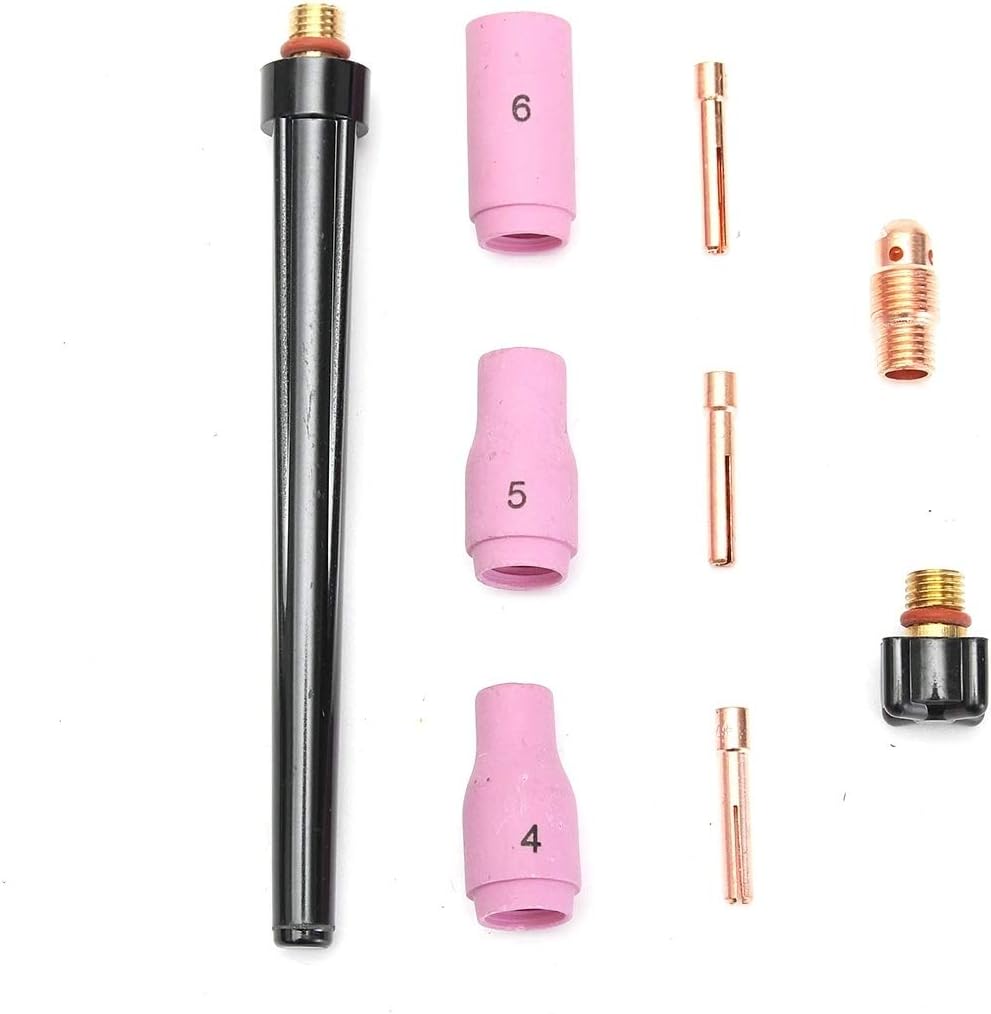 Kit de soldadura Aire enfriado por agua TIG flexible Soplete Kit de piezas for WP20-25 4 8M 250Amp Alicates de antorcha para soldadores multiusos pro (Size : 4M)