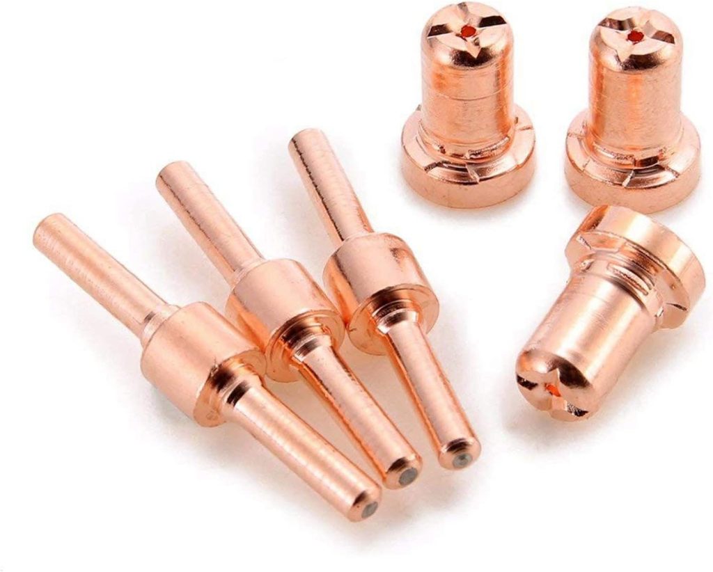 Kit de y boquillas extendidas de punta de cortador de plasma largo y consumible para PT31 LG40 40A soldador antorcha