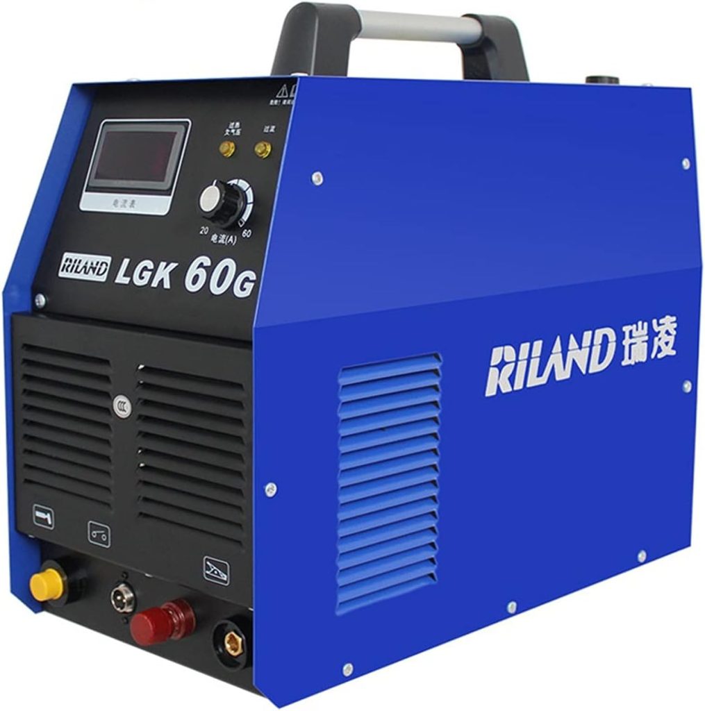 Máquina soldadora Cortador de plasma 38 0V LGK60G Grosor de corte 1.0-20mm para acero al carbono. RECORTE Máquina de corte de acero de aluminio de acero inoxidable Corriente de salida estable, ahorro