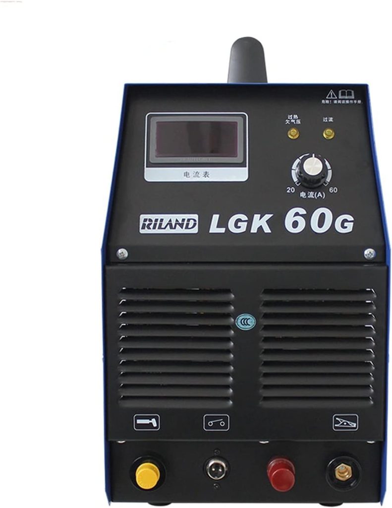 Máquina soldadora Cortador de plasma 38 0V LGK60G Grosor de corte 1.0-20mm para acero al carbono. RECORTE Máquina de corte de acero de aluminio de acero inoxidable Corriente de salida estable, ahorro
