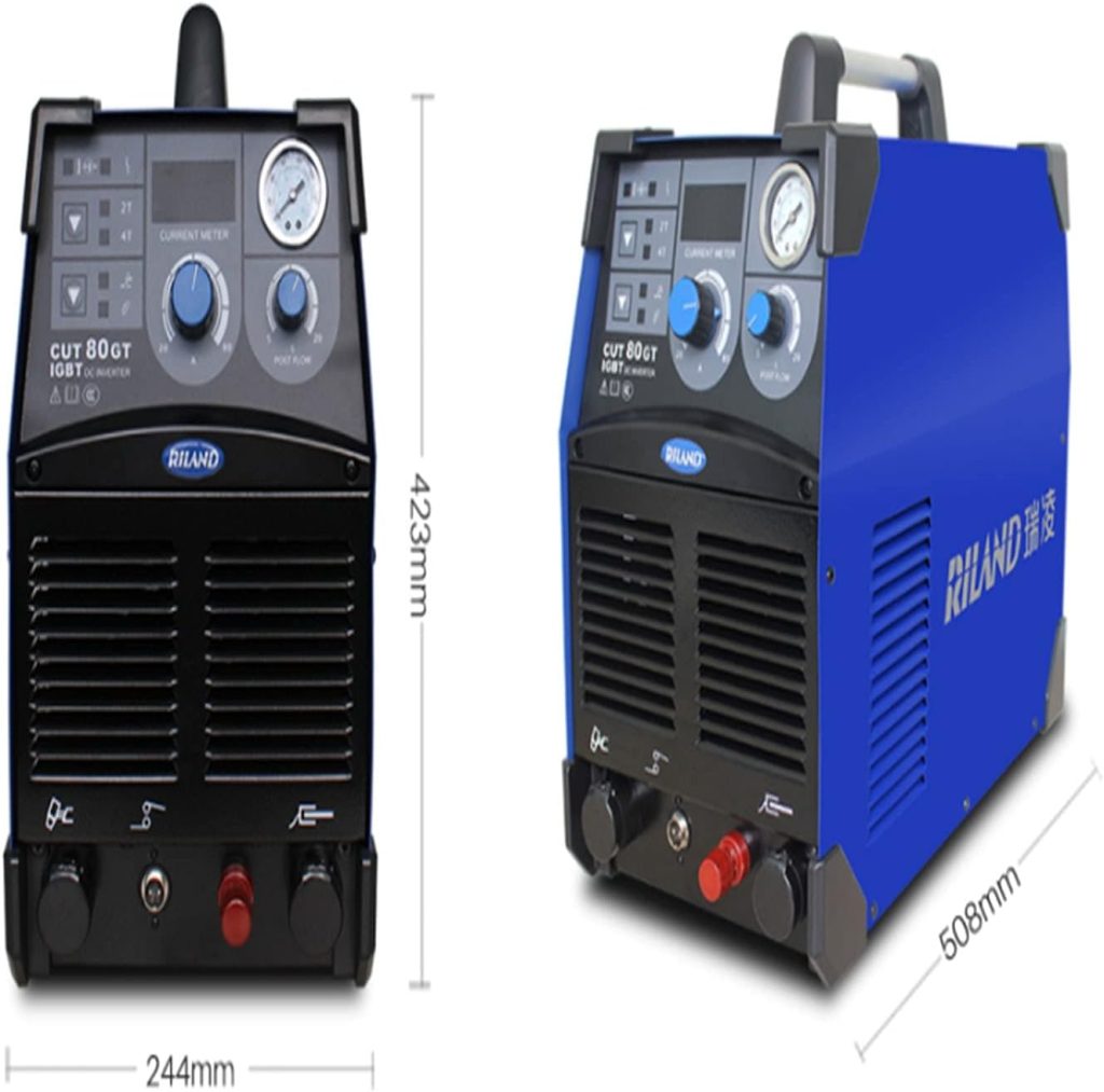 Máquina soldadora Tres fases CUT80GT IGBT DC Máquina de corte de plasma de aire de plasma del inversor Plasma Soldador cortador de plasma Corriente de salida estable, ahorro de energía efectivo