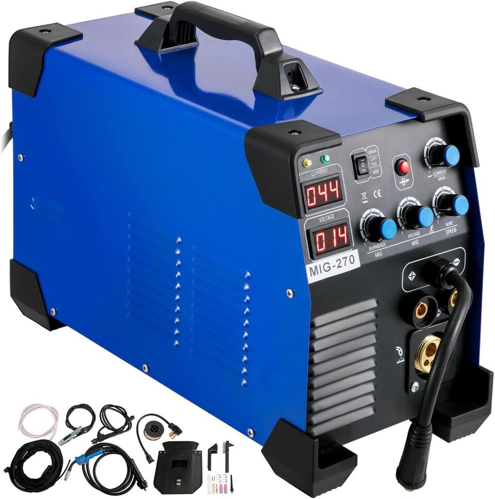 NOALED Máquina de Soldadura MIG MMA 3 en 1, soldadora Mig, soldadora 270A MIG MMA, Combo Potente y eficiente