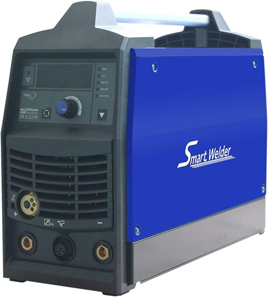 NOALED Soldador Inteligente MIG250GDM monofásico 230V MIG máquina de Soldadura portátil IGBT MIG MMA Soldador eléctrico
