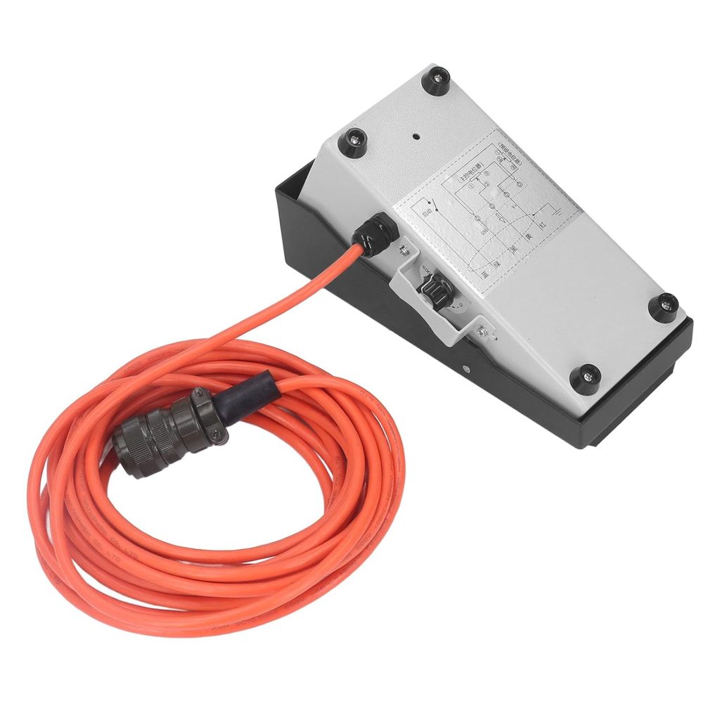 Pedal de Soldadura TIG, Control de Amplificador Tipo Potenciómetro Deslizante, Cable de 14 Pines y 8 Metros, DC5~15V para Soldadores TIGy
