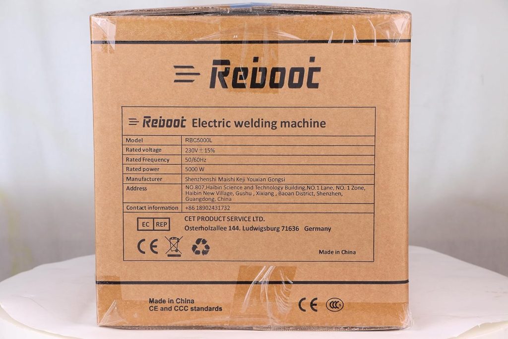 Reboot Cortadora de Plasma 50A 230V Máquina de Corte de alta Frecuencia de arco Piloto no Táctil de Hasta 20mm Para Aleación Inoxidable Acero dulce Cobre Aluminio Azul-Blanco Nueva Actualización