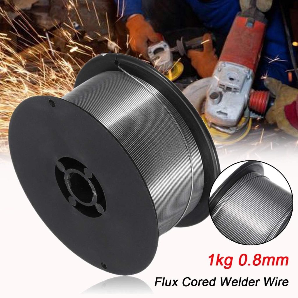 SHENYI Herramienta de Hardware 1 Rollo de 1 kg de 0,8 mm sin Gas Soldadura Mig Alambre Tubular Alambre de Acero Inoxidable for Soldadura MIG Soldador Herramienta