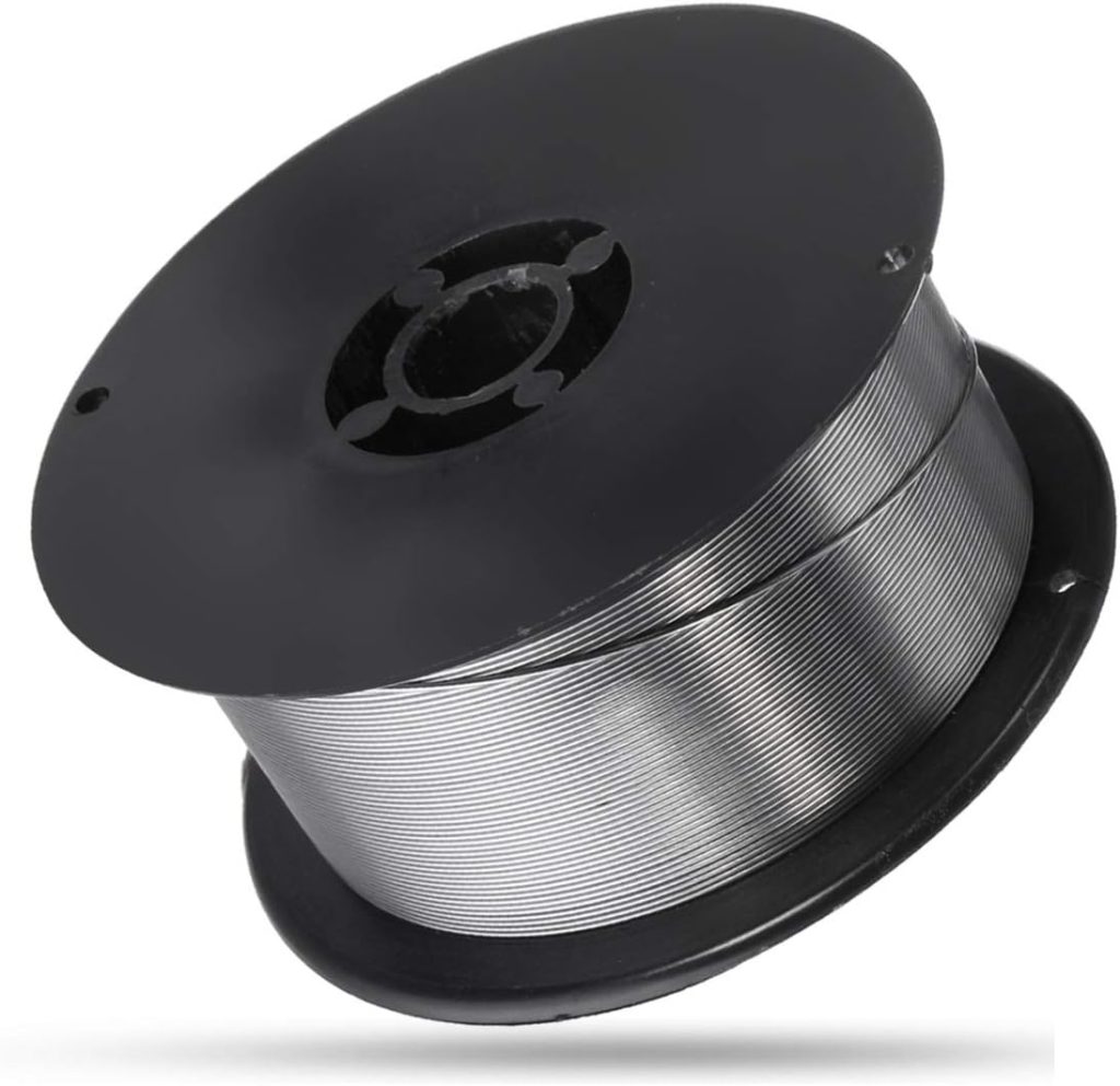 SHENYI Herramienta de Hardware 1 Rollo de 1 kg de 0,8 mm sin Gas Soldadura Mig Alambre Tubular Alambre de Acero Inoxidable for Soldadura MIG Soldador Herramienta