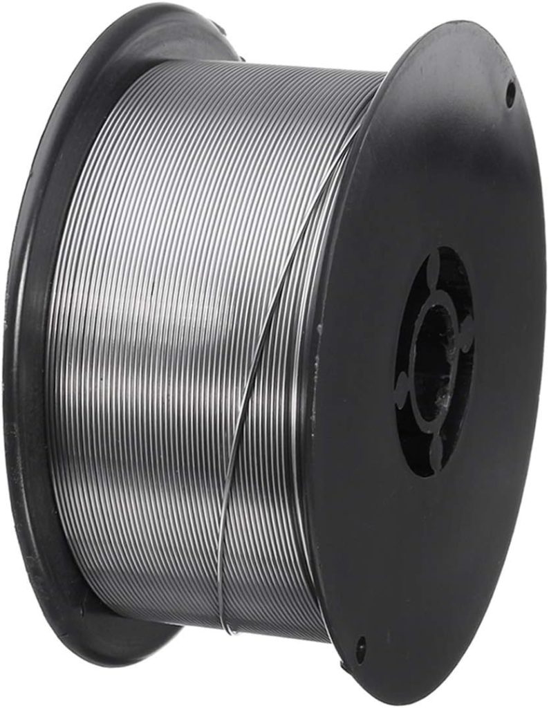 SHENYI Herramienta de Hardware 1 Rollo de 1 kg de 0,8 mm sin Gas Soldadura Mig Alambre Tubular Alambre de Acero Inoxidable for Soldadura MIG Soldador Herramienta