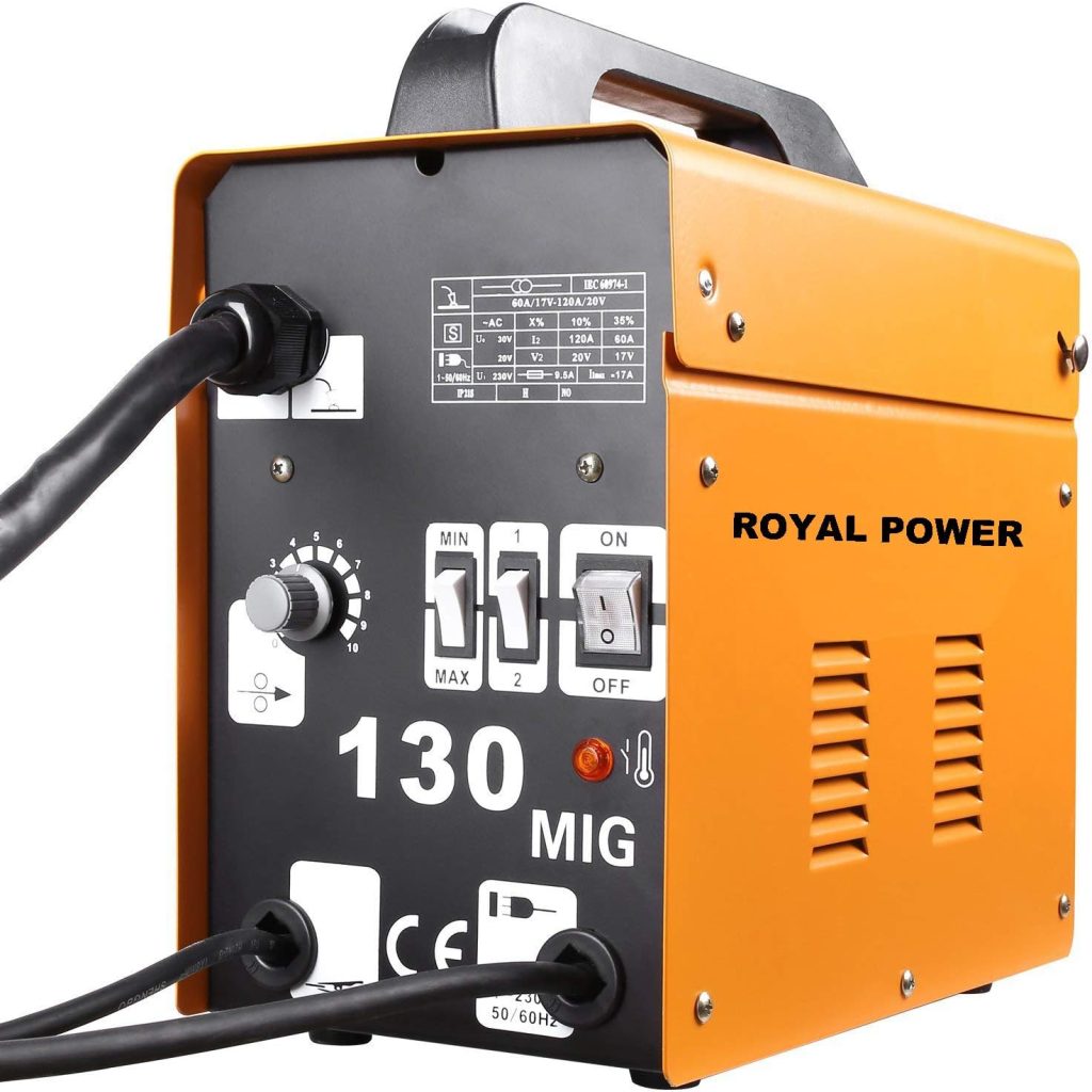 SOLDADOR HILO CONTINUO SIN GAS MIG 130 A 230V ROYAL POWER