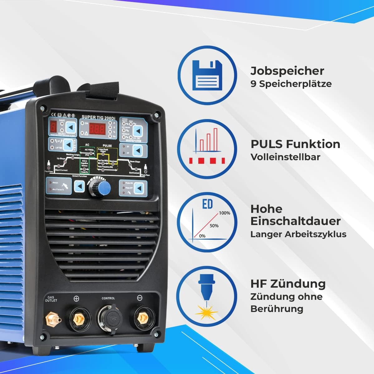 Reseña Soldador Inverter TIG IPOTOOLS SUPERTIG 200DI TIG