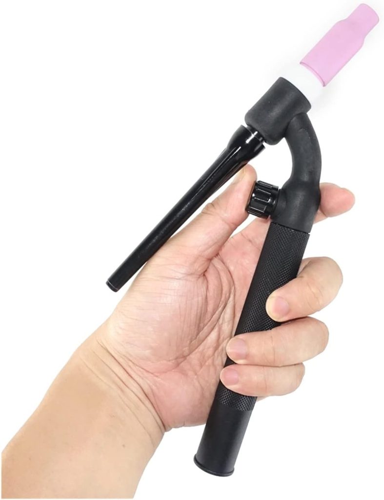 Soplete Piezas de soldadura 150A TIG antorcha de soldadura 3m/5m manguera roja suave válvula de Gas Flexible conector rápido DKJ 10-25 35-50 WP17 WP17FV pistola soldadora (Size : 5m (15.4ft), Color