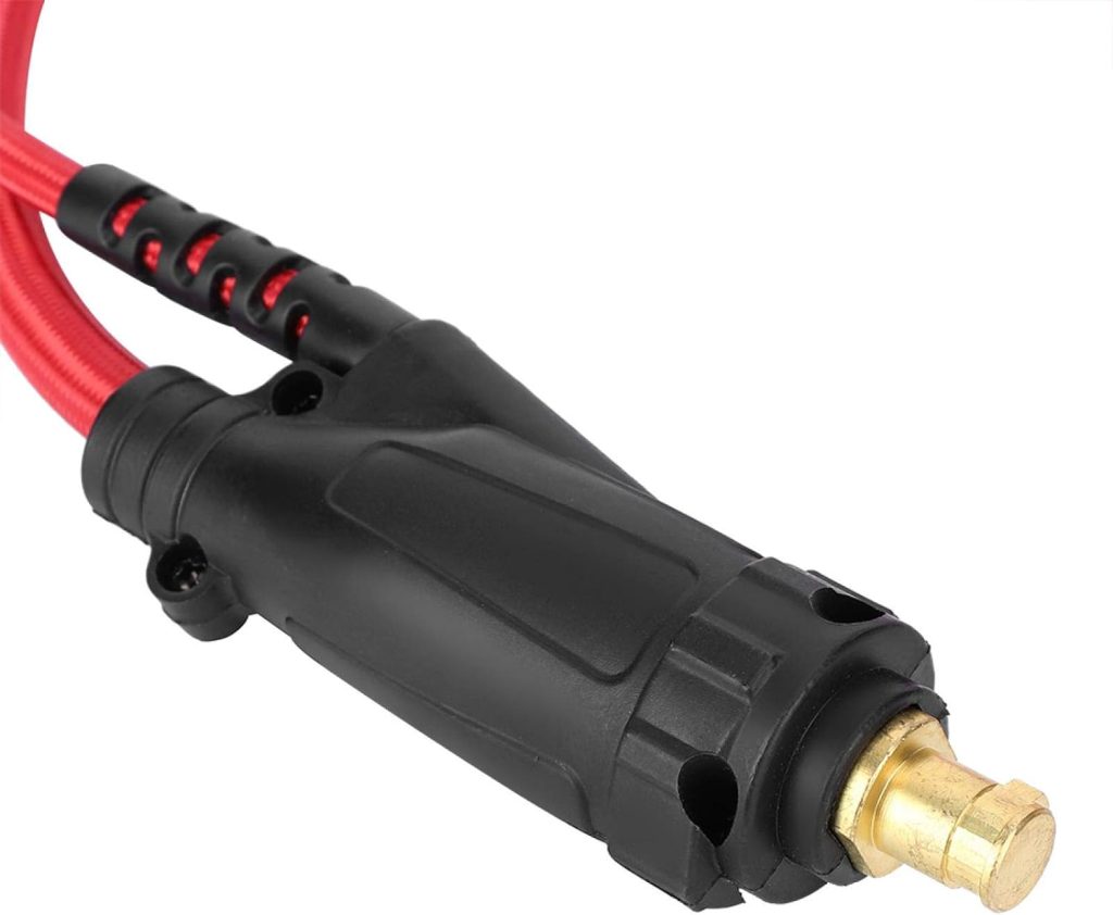 TANKE Antorcha de Soldadura Soldador TIG Herramienta de Soldadura por Arco de argón Plástico Rojo Ligero portátil 4 Metros 36,5 oz