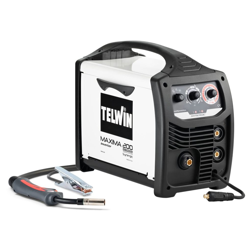 Telwin 816087 Soldadora inverter multiproceso de hilo MIG-MAG/FLUX/BRAZING/MMA/TIG-LIFT, 230 V