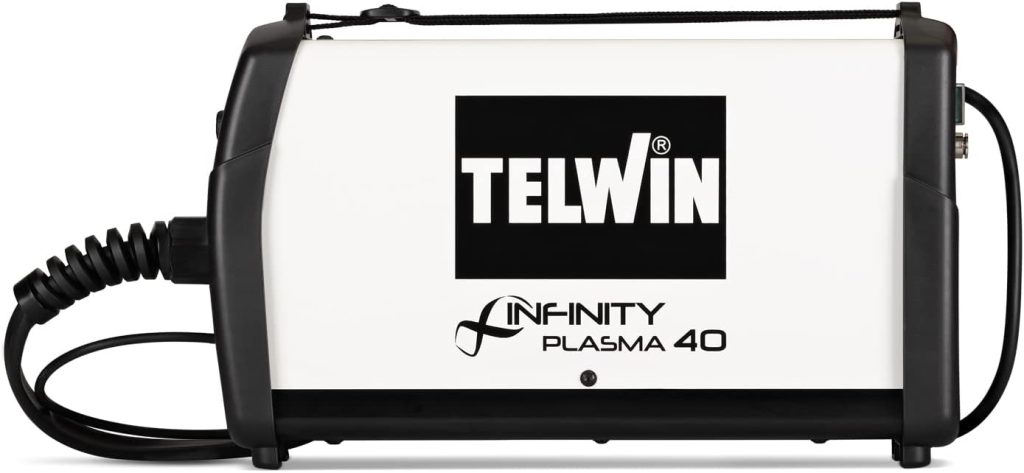 TELWIN - Cortador de Plasma Inverter TE-816145 - Corte Rápido Sin Deformaciones - Para Todos Materiales Conductores - Caja de Aluminio Incluida