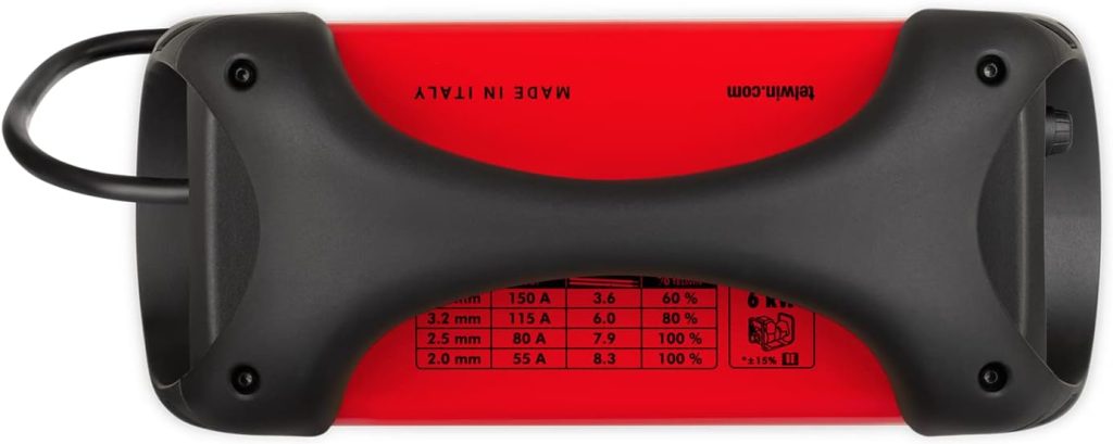 TELWIN - Soldador Inverter Profesional FORCE 165 TE-815857 - Alta Estabilidad - Para Diversos Electrodos - Incluye Maleta