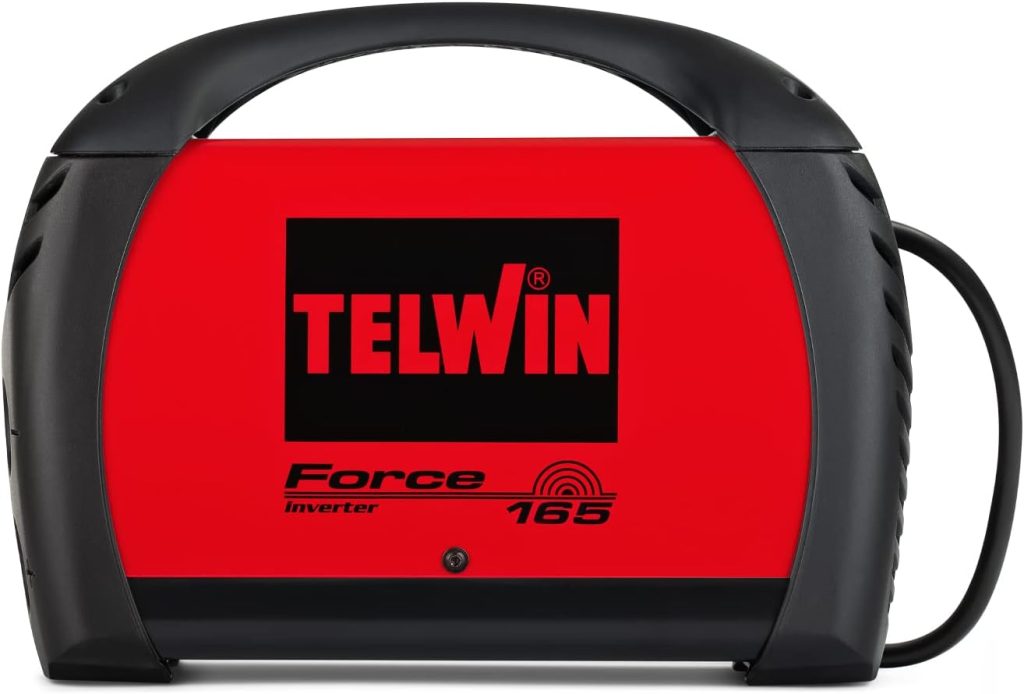 TELWIN - Soldador Inverter Profesional FORCE 165 TE-815857 - Alta Estabilidad - Para Diversos Electrodos - Incluye Maleta