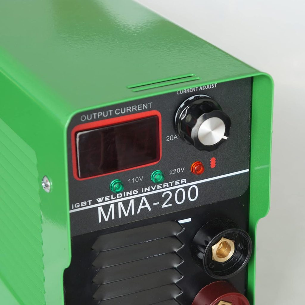 Wgwioo Soldadora Mig, Máquina De Soldadura MIG De Doble Voltaje 120 Amperios, Núcleo De Flujo 2 En 1 / Inversor IGBT De Alimentación Automática De Alambre Sólido